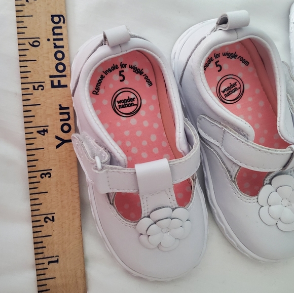 :*2 NWT,NWOT Myggpp & wonder nation Baby Girl white lace & pearl Size 6-12 M & 5 - Picture 14 of 14